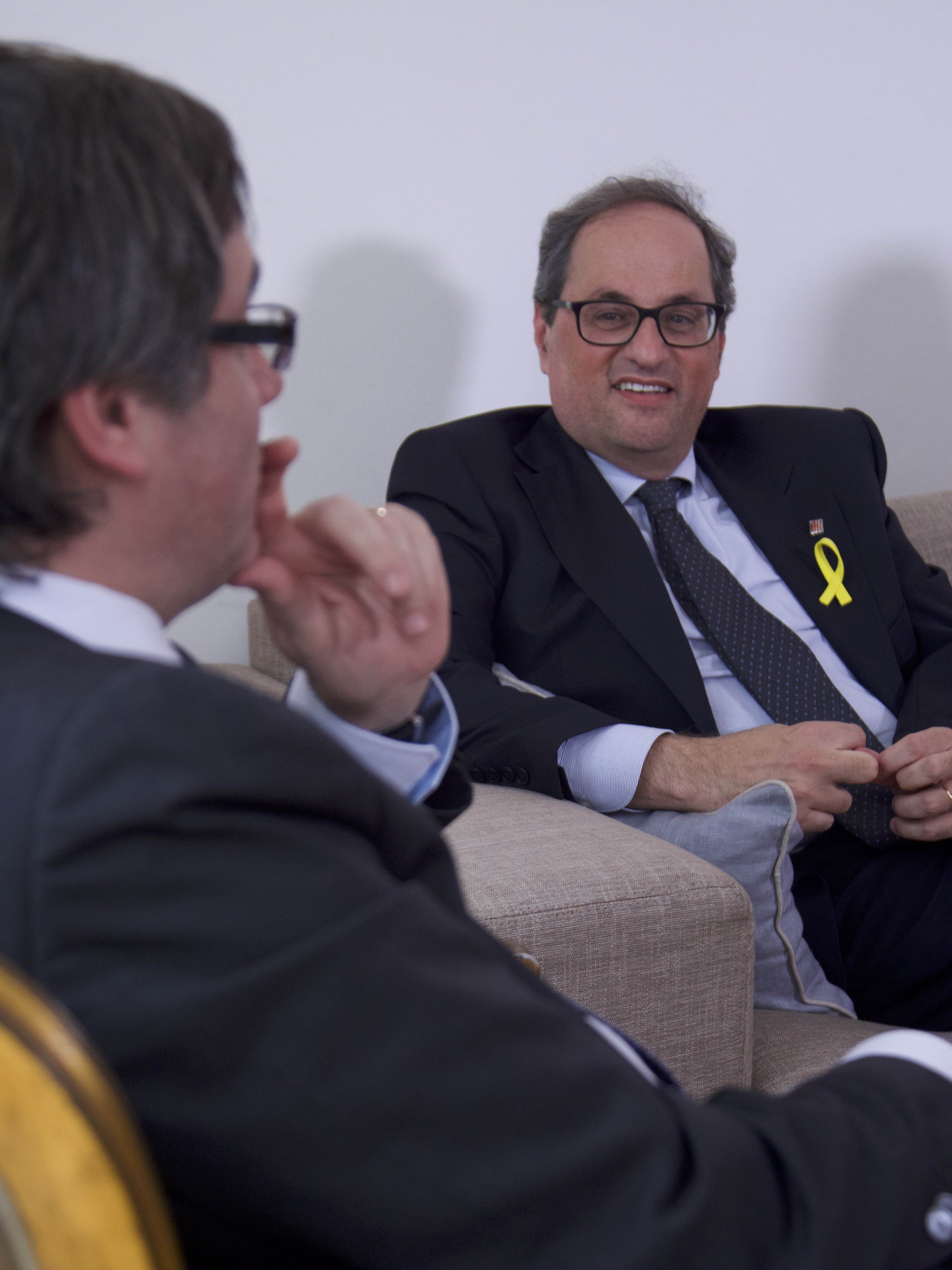 Torra viatja a Berlín per reunir-se amb Puigdemont en el seu primer acte després de la investidura