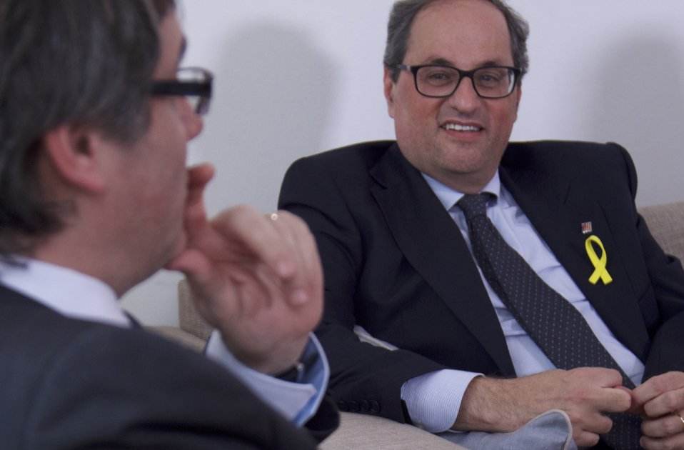 Presidente Puigdemont y Quim Torra - ignasi guerrero