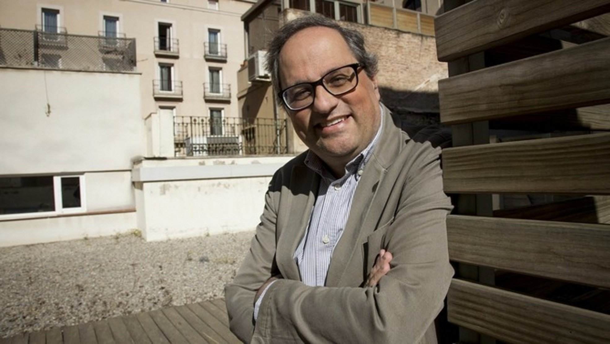 Eco internacional de la decisión de Puigdemont: Quim Torra