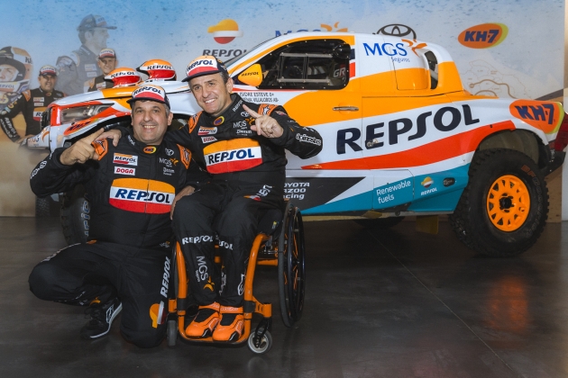 Txema Villalobos Isidre Esteve Repsol Toyota Rally Team / Foto: Roser Gamonal Txema Villalobos Isidre Esteve Repsol Toyota Rally Team / Foto: Roser Gamonal