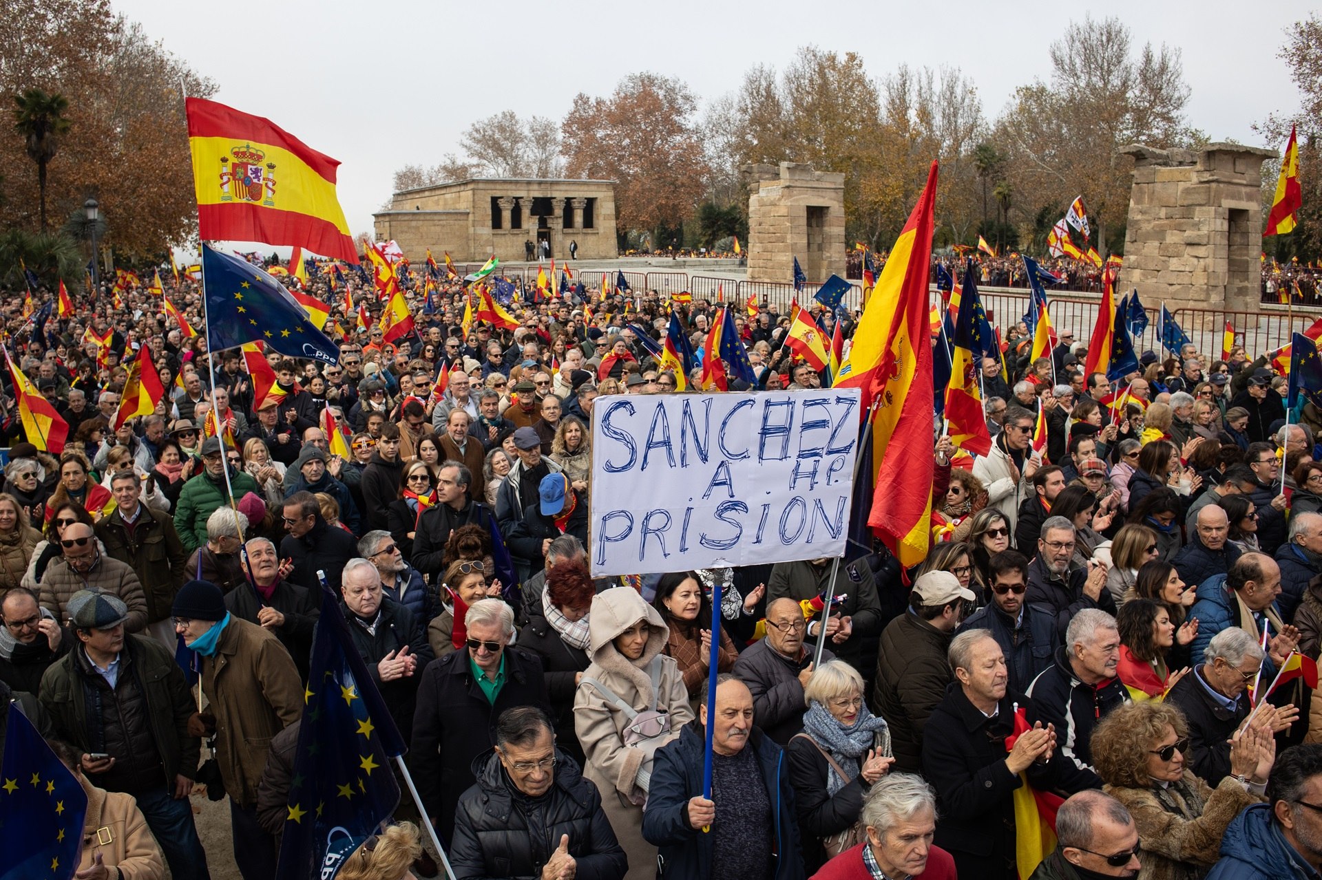 manifestacio del PP contra la amnistía en Madrid / Europa Press manifestacio del PP contra la amnistía en Madrid / Europa Press