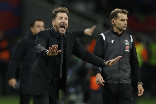 Diego Pablo Simeone cridant Atlètic de Madrid / Foto: EFE