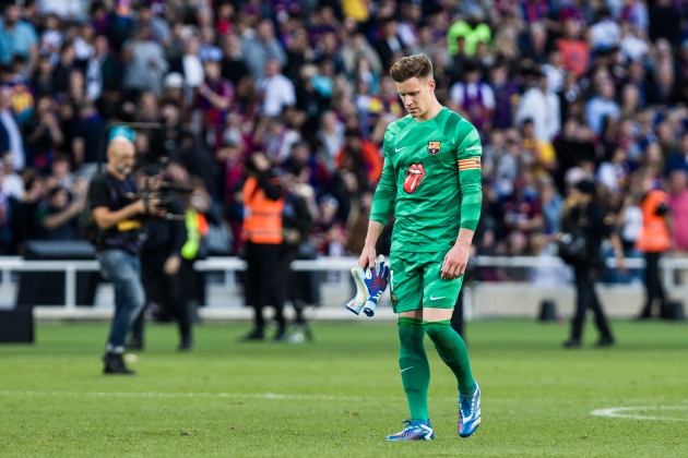 Ter Stegen cabizbajo / Foto: Europa Press