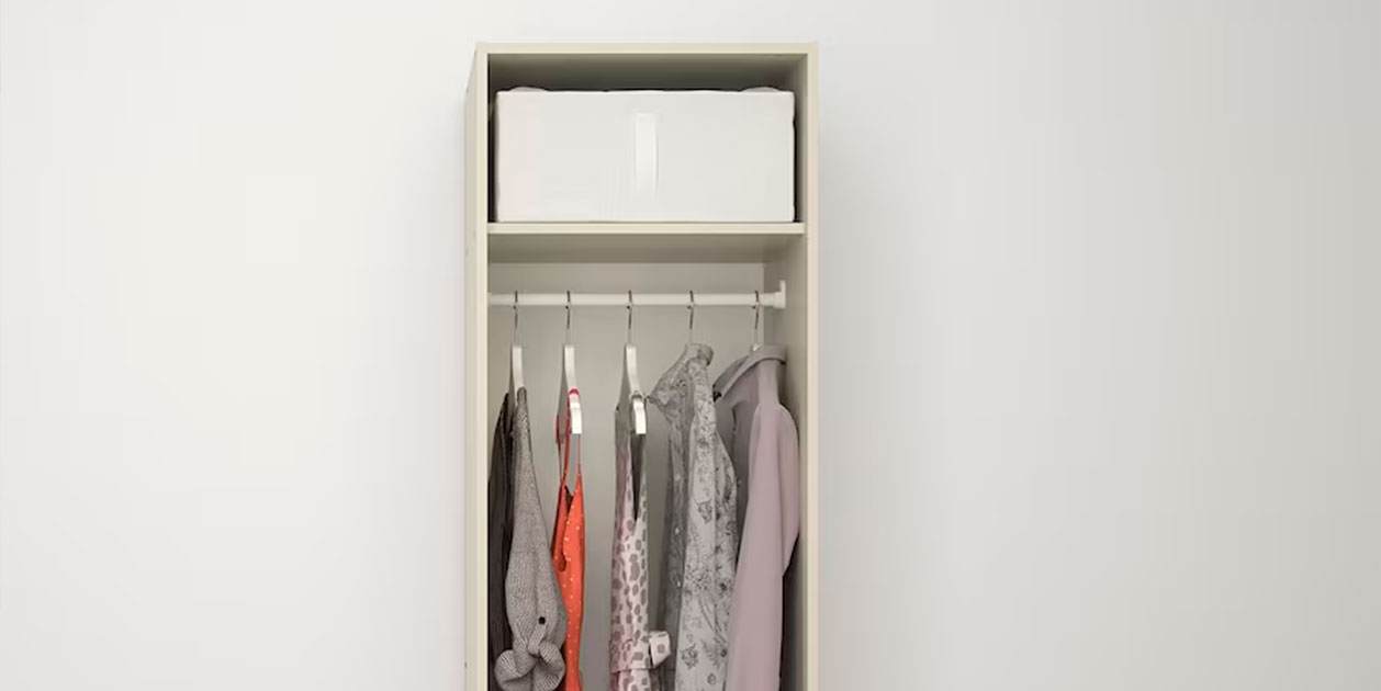 Ikea tiene el armario perfecto para habitaciones sin espacio