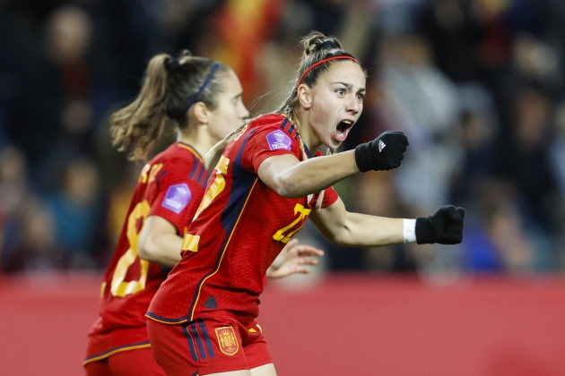 Athenea del Castillo gol Espanya EFE Athenea del Castillo gol Espanya EFE