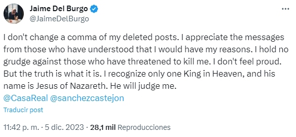 Del Burgo inglés X Del Burgo inglés X