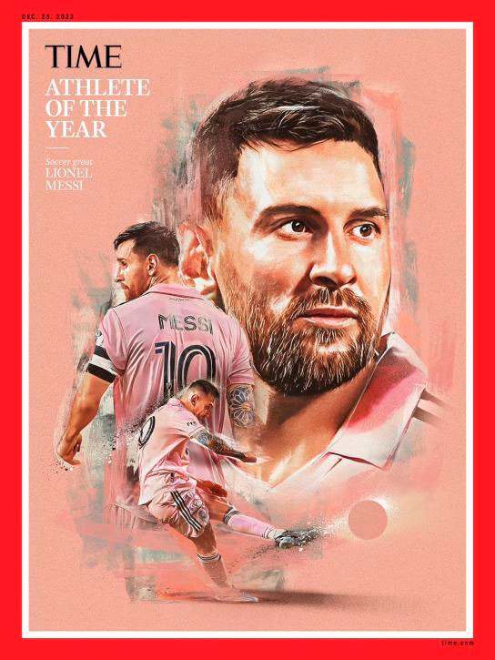 Portada revesteixi Time amb Leo Messi Portada revesteixi Time amb Leo Messi
