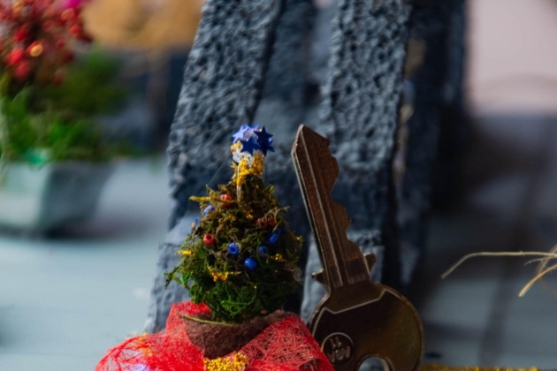 L'arbre de Nadal de Vilagarcía de Arousa, d'1cm / Foto: EFE