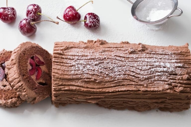 Xocolata negra Yule Log