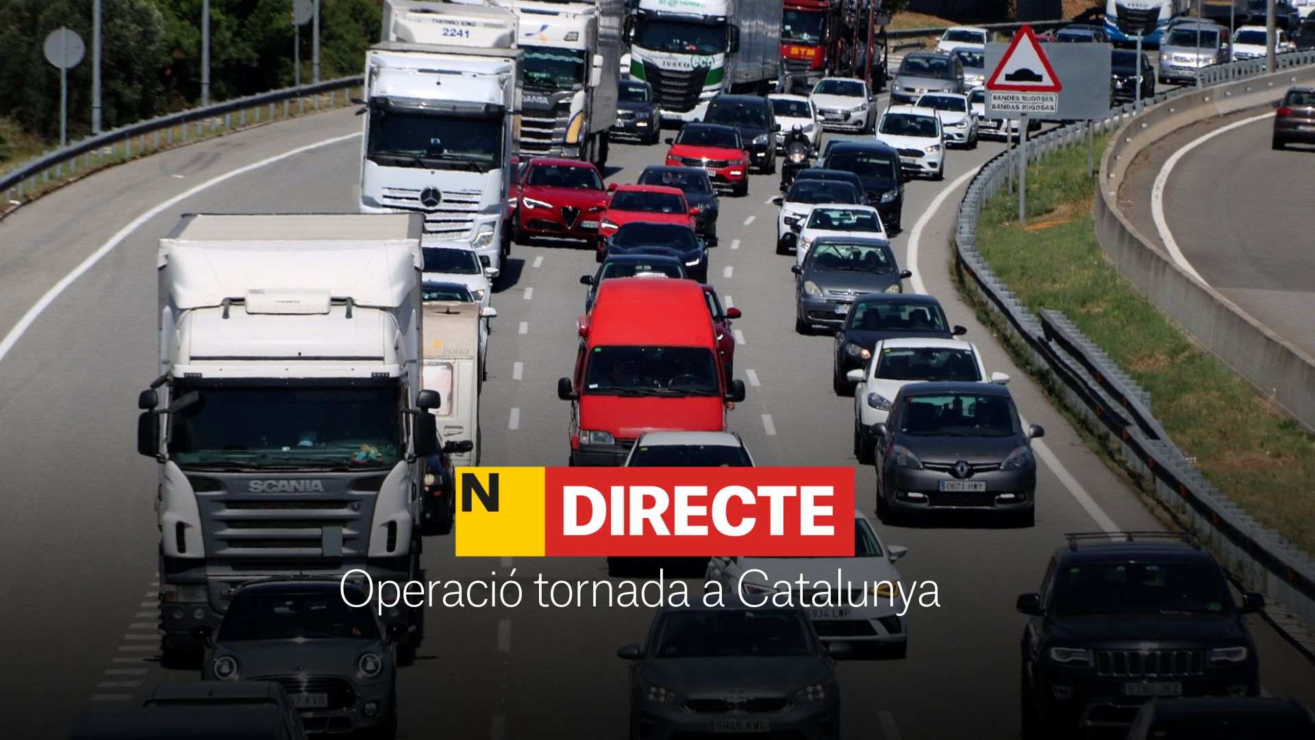 Operación retorno en Catalunya, DIRECTO | Última hora del estado de las carreteras
