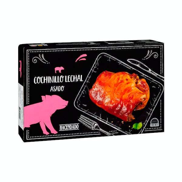 Cuarto de cochinillo de lechal asado Hacendado1 Cuarto de cochinillo de lechal asado Hacendado1