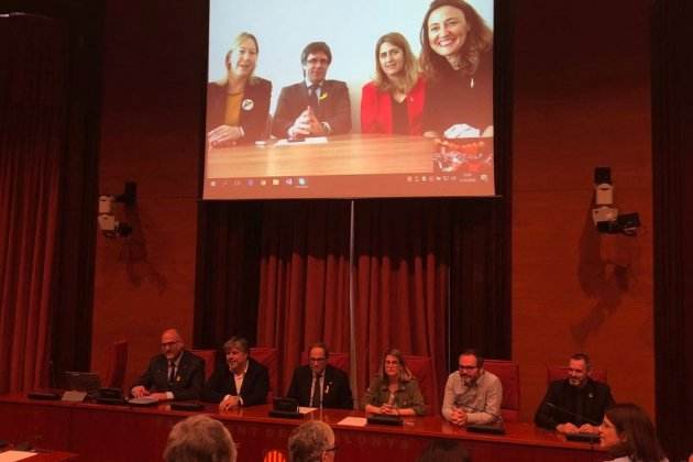 Munté, Pascal, Conesa, Puigdemont Berlín reunió JxCat MLasalas