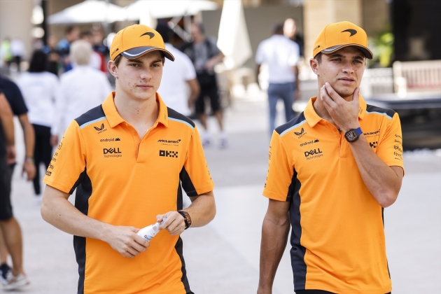 Oscar Piastri y Lando Norris en el GP de Qatar Oscar Piastri y Lando Norris en el GP de Qatar