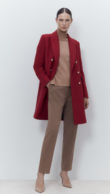 El corte sale ingles abrigo camel