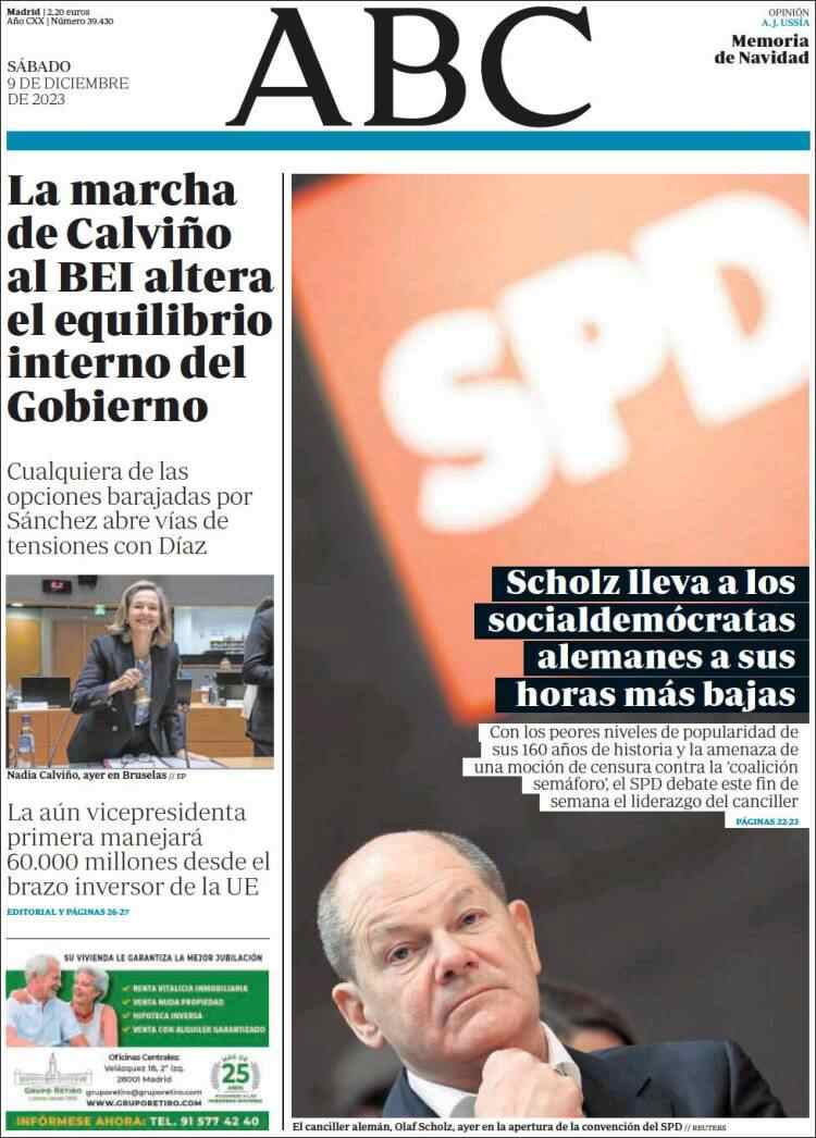 Portada ABC Portada ABC