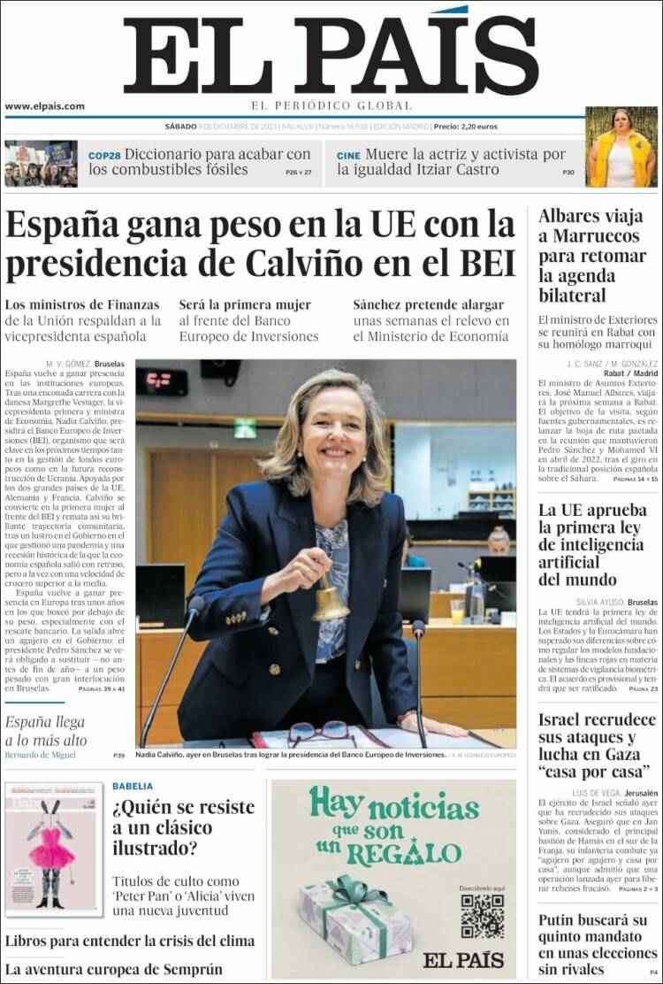 Portada El País Portada El País