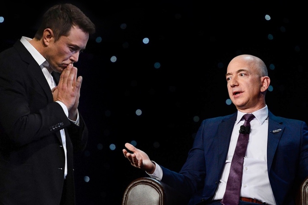 Elon Musk i Jeff Bezos