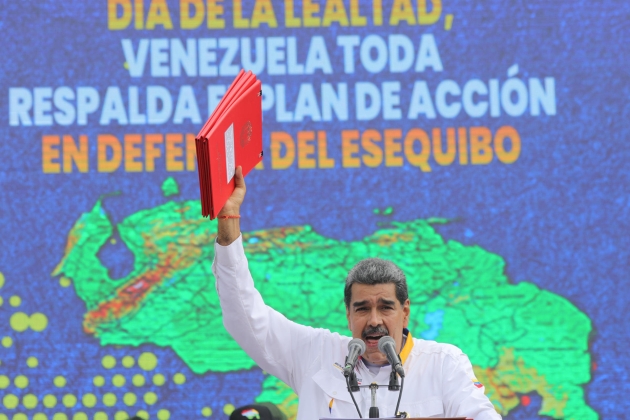 Nicolas maduro Guaiana. EFE Nicolas maduro Guaiana. EFE