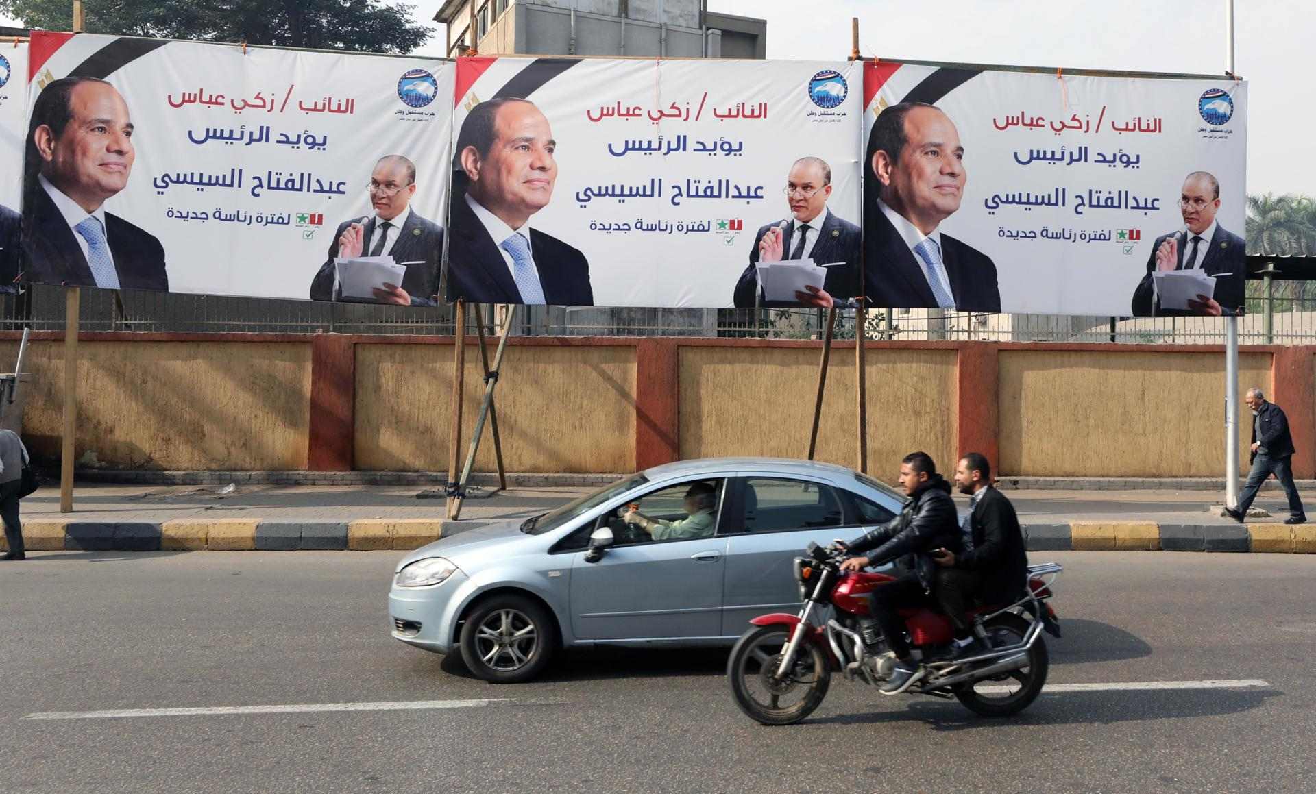 Egipto celebra elecciones presidenciales con Al Sisi como candidato favorito
