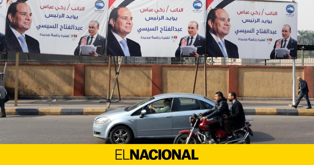 Egipto celebra elecciones presidenciales con Al Sisi como candidato