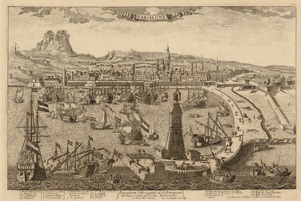 Gravat de Barcelona. Finals del segle XVIII. Font Cartoteca de Catalunya