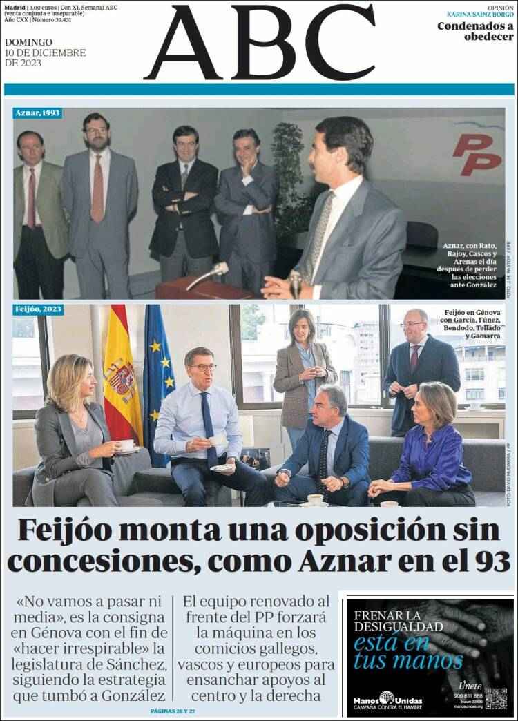 Portada ABC Portada ABC