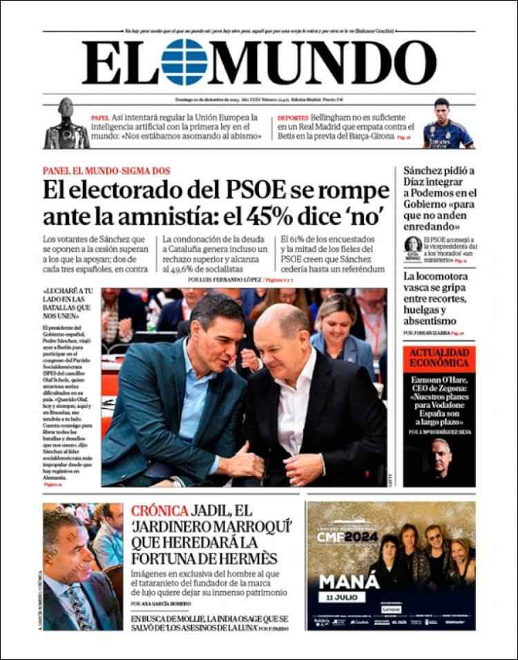 Portada El Mundo