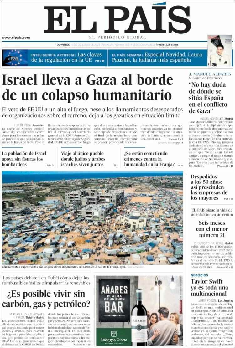 Portada El País Portada El País