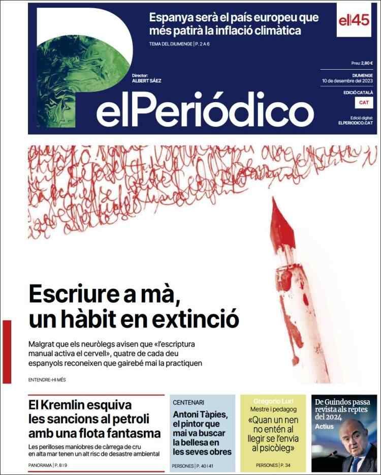 Portada El Periódico