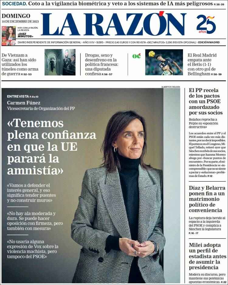 Portada La Razón Portada La Razón