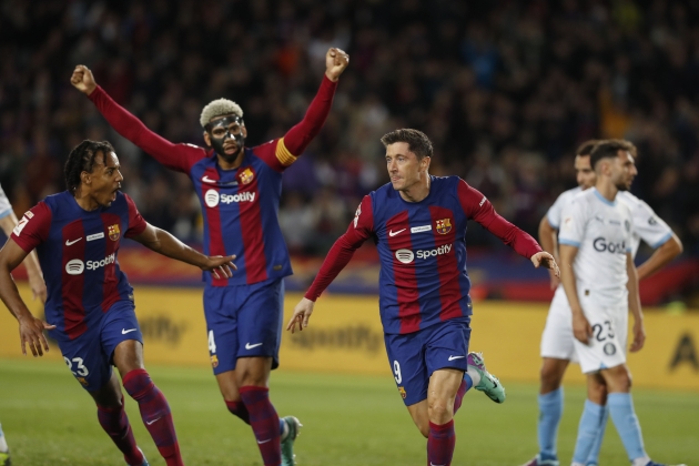 Gol Lewandowski Barça Girona EFE Gol Lewandowski Barça Girona EFE