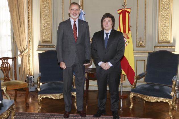 javier milei argentina felip vi efe javier milei argentina felip vi efe