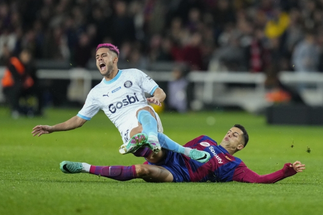 Joao Cancelo Yan Couto Barça Girona / Foto: EFE