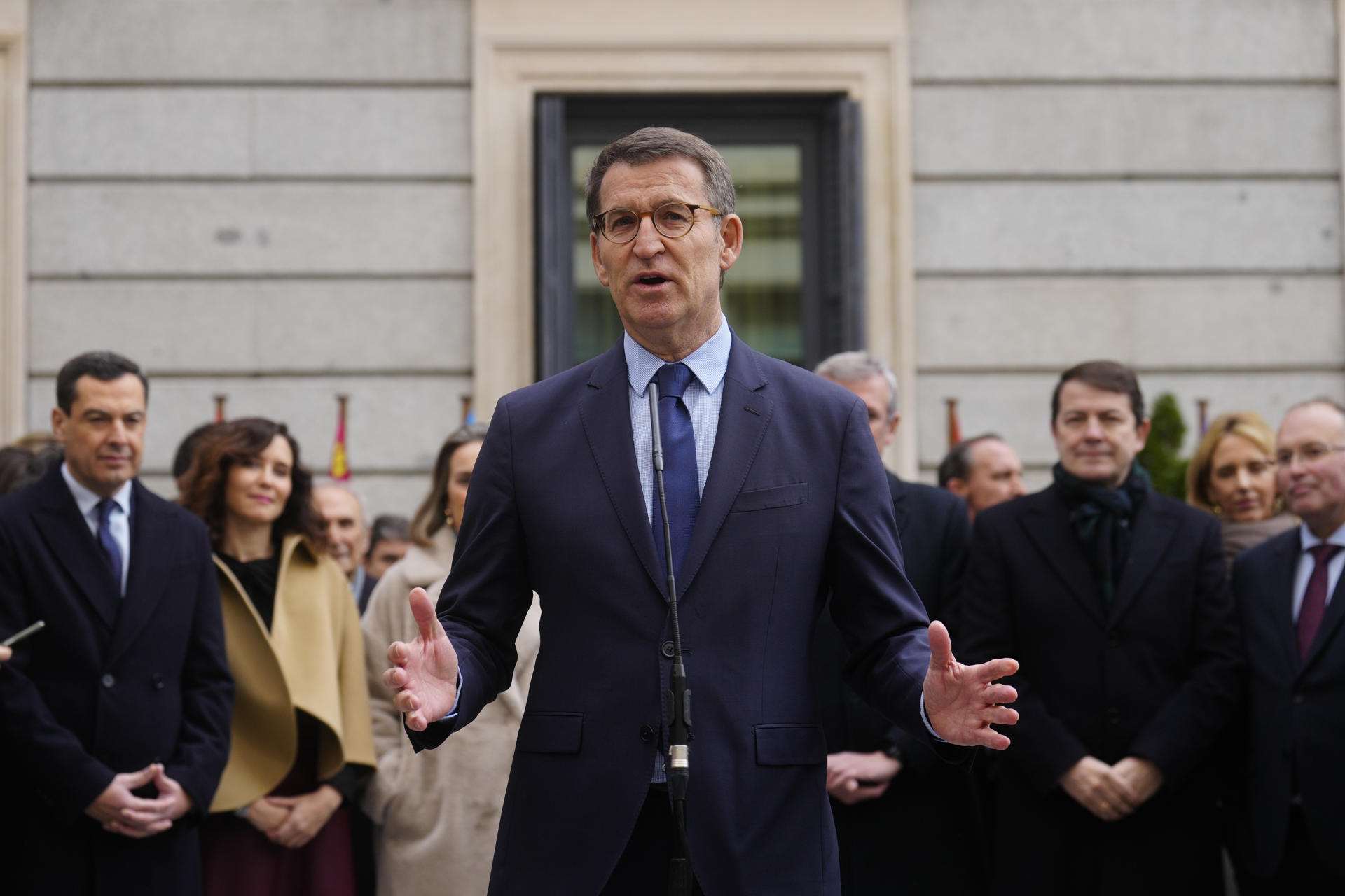 Feijóo recuerda el veto a Xavier Trias en Barcelona para criticar el acuerdo PSOE-Bildu en Pamplona