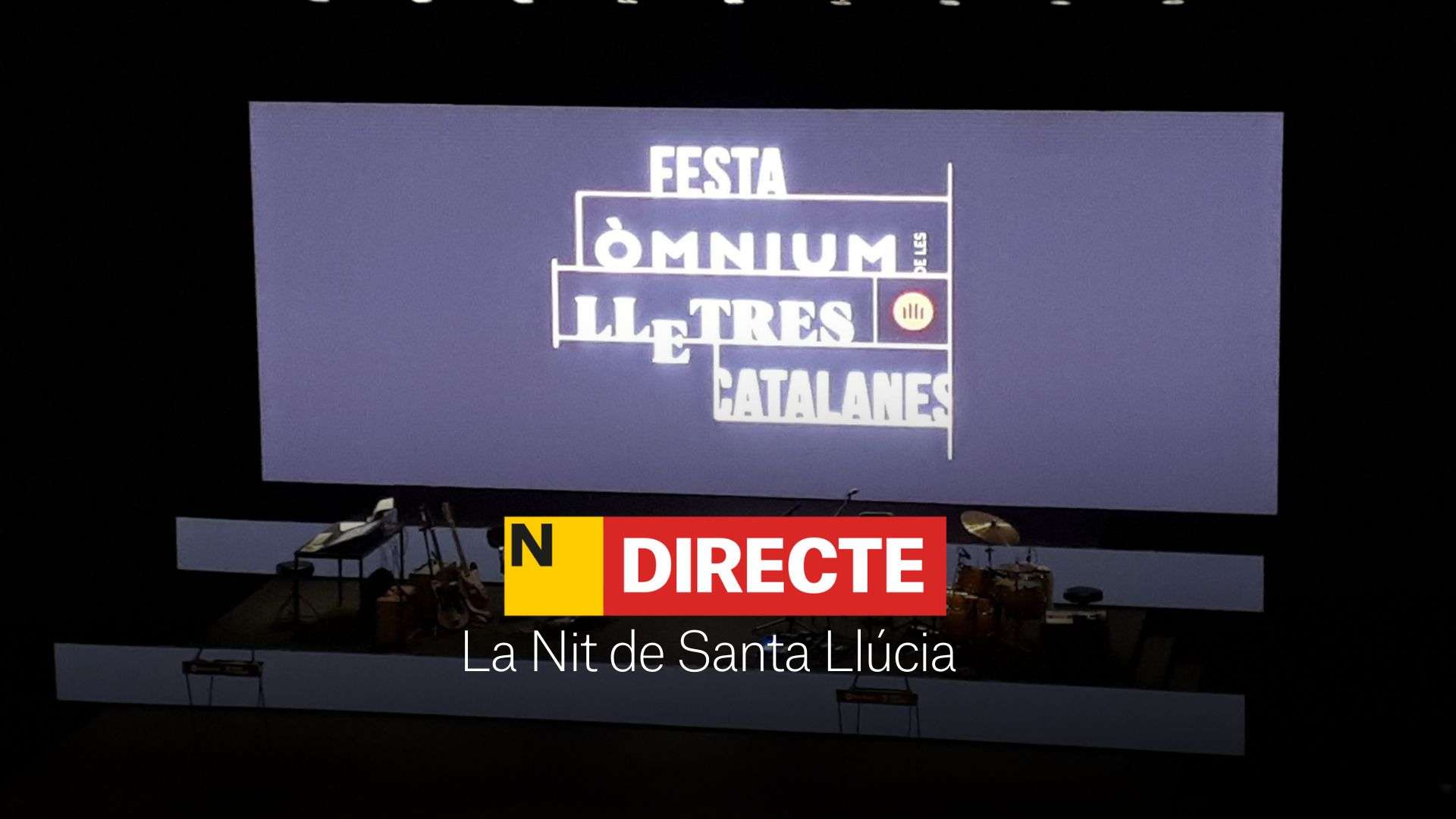 La Nit de Santa Llúcia de Òmnium, DIRECTO | Última hora de la Festa de les Lletres Catalanes