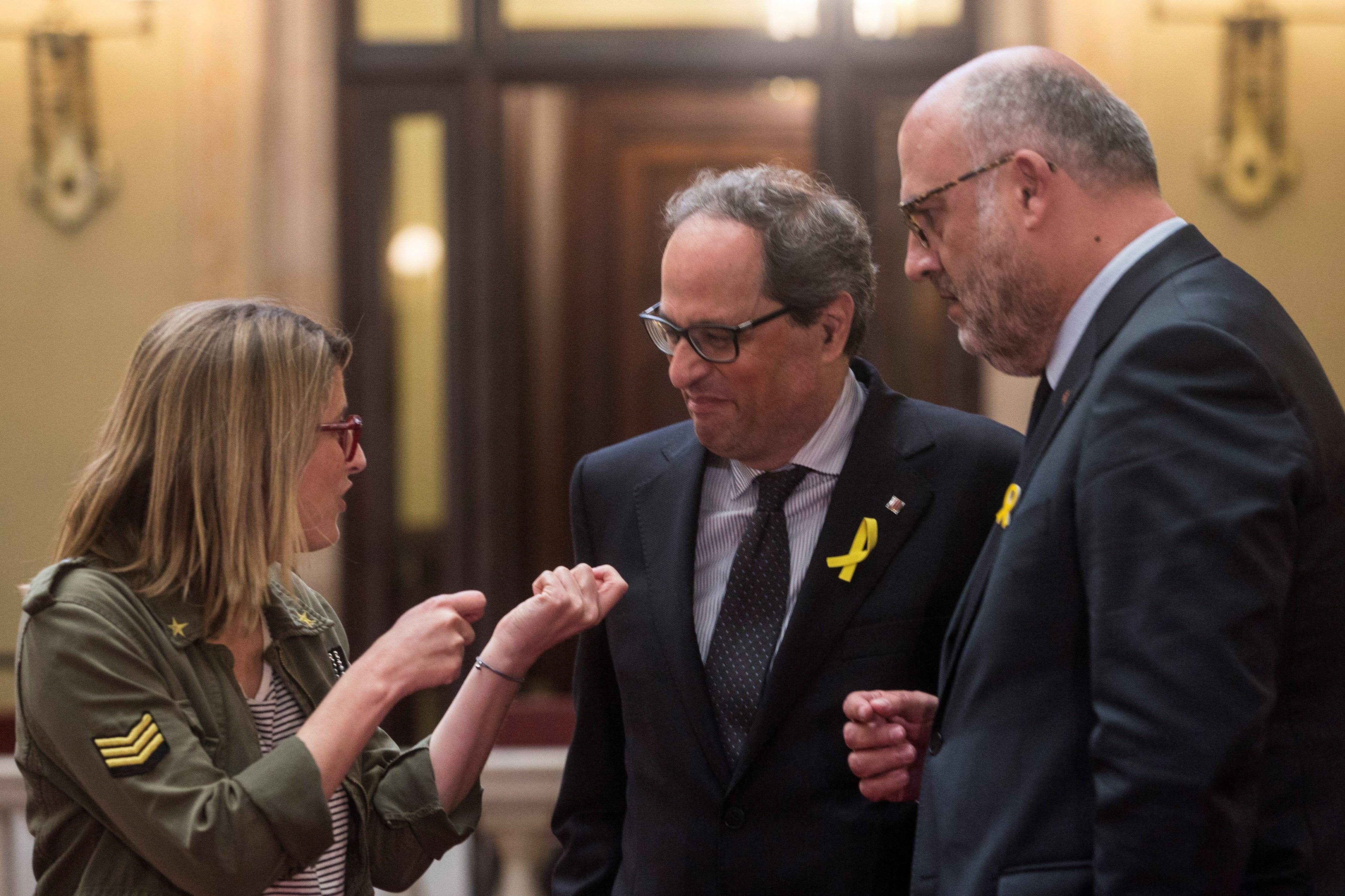 La prensa española se ampara en el 155 como garantía para acabar con el "xenófobo" Torra