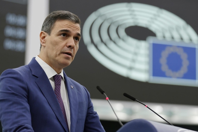 president del govern espanyol, Pedro Sánchez, al Parlament Europeu / EFE president del govern espanyol, Pedro Sánchez, al Parlament Europeu / EFE