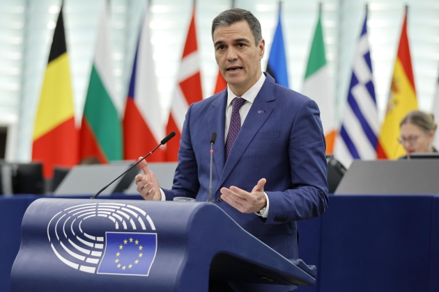 president del govern espanyol, Pedro Sánchez, al Parlament Europeu / EFE president del govern espanyol, Pedro Sánchez, al Parlament Europeu / EFE