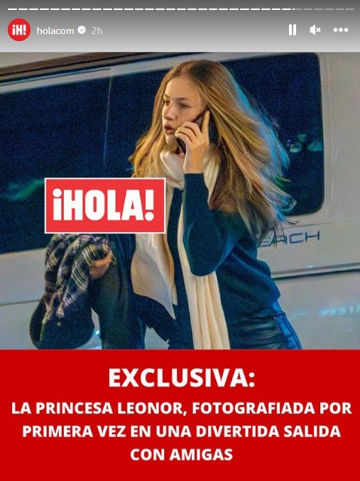 Leonor de fiesta nocturna Instagram Leonor de fiesta nocturna Instagram
