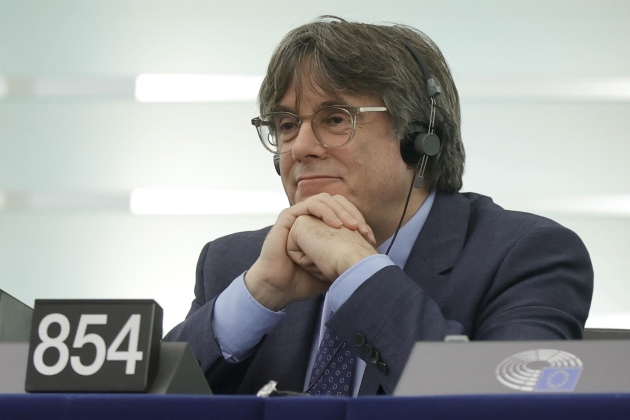 Carles Puigdemont en el Parlamento Europeo / EFE