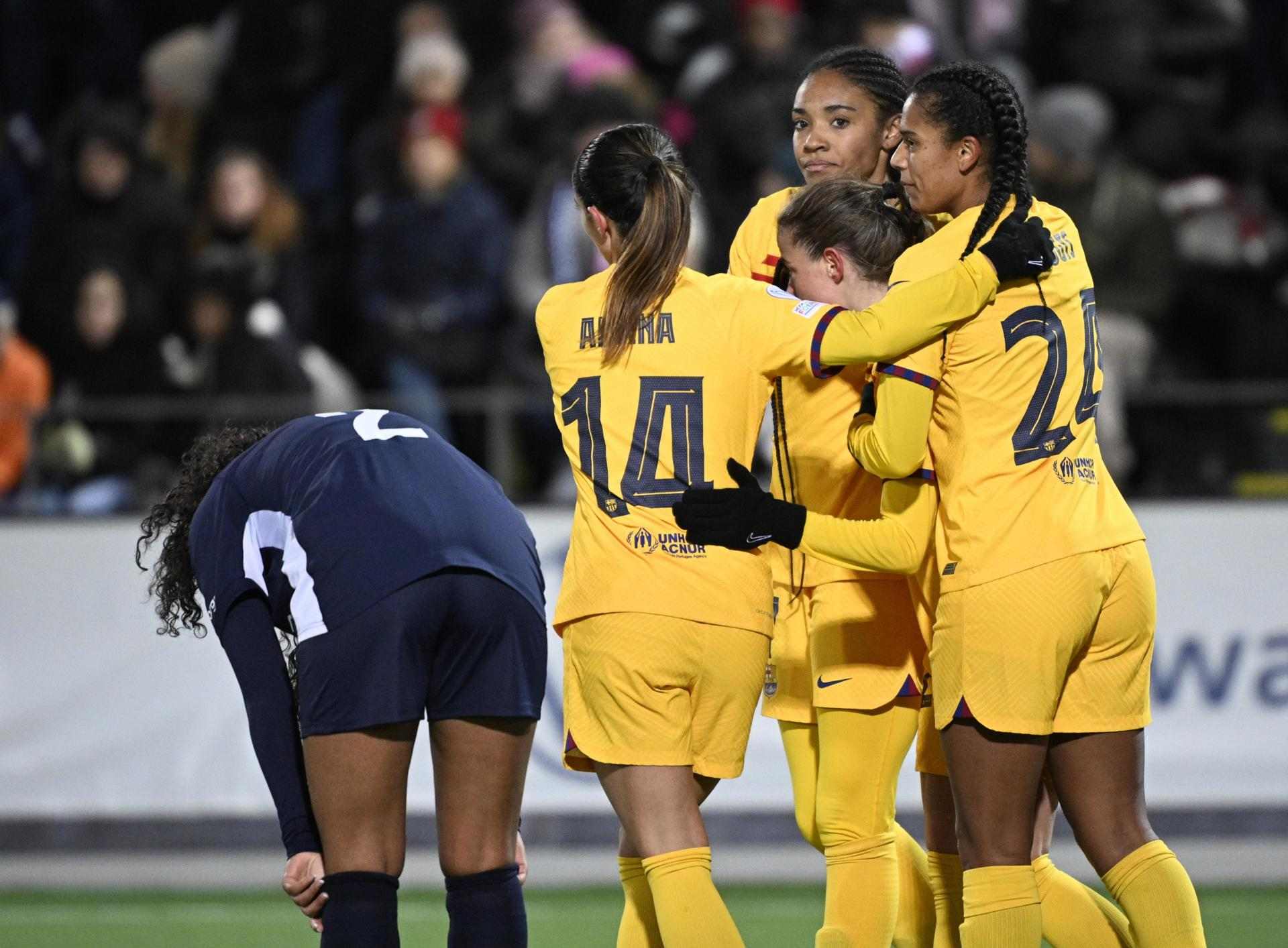 El Barça golea al Rosengard y disipa dudas en la Champions femenina (0-6)