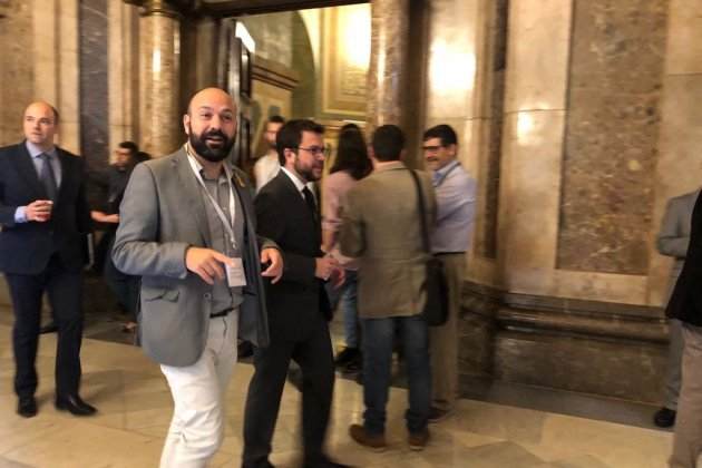 Amase y Aragonés lleno investidura Torra ML
