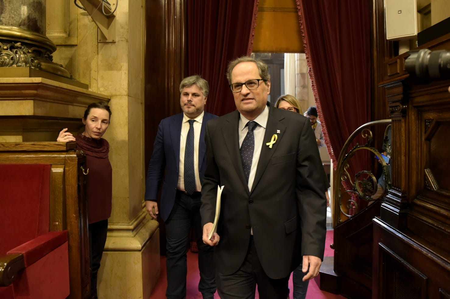 Les quatre llengües que ha fet servir Torra en el discurs d'investidura