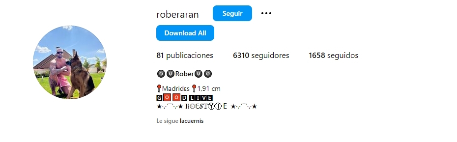 rober La isla Instagram rober La isla Instagram