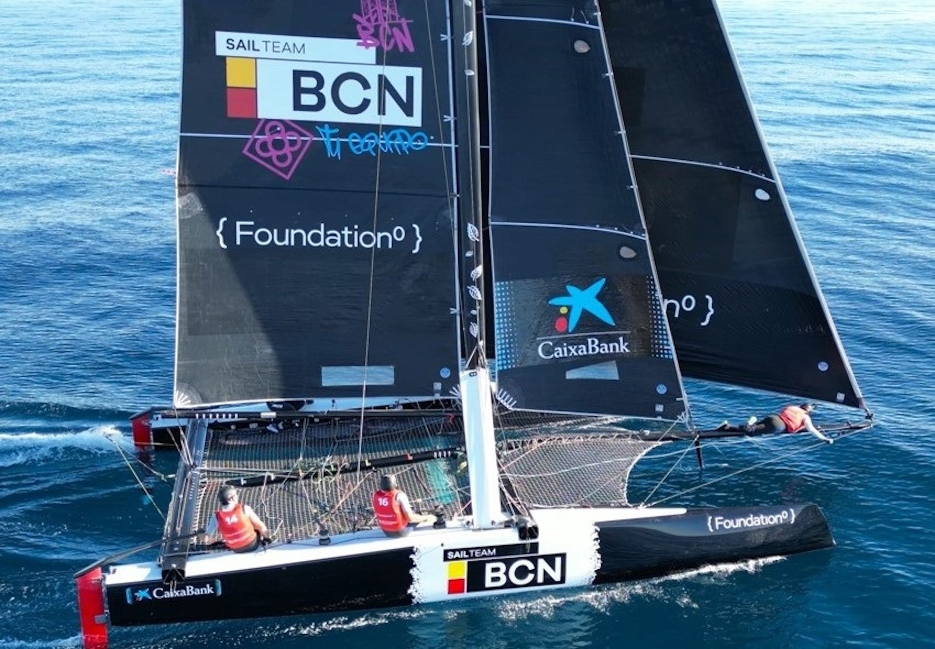 CaixaBank se convierte en patrocinador oficial del Sail Team BCN para la Copa América 2024