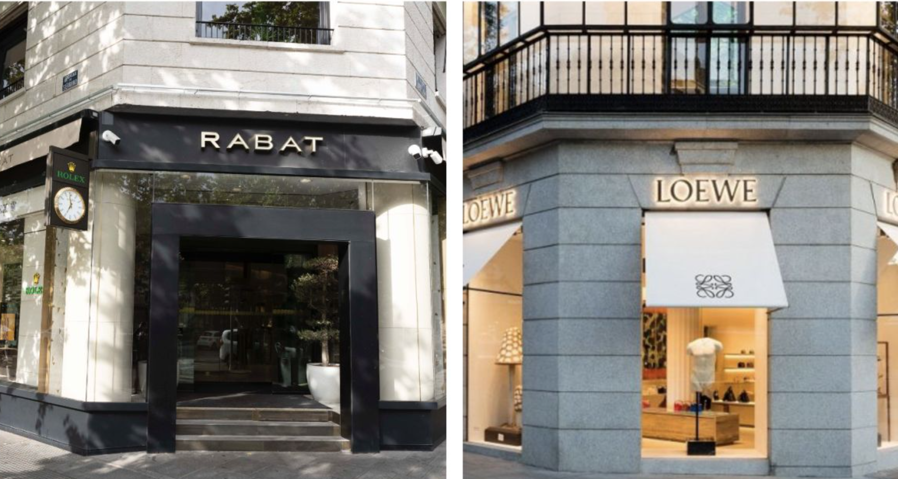 Comerços i marques de luxe de la Milla de Oro de Madrid celebren el Nadal