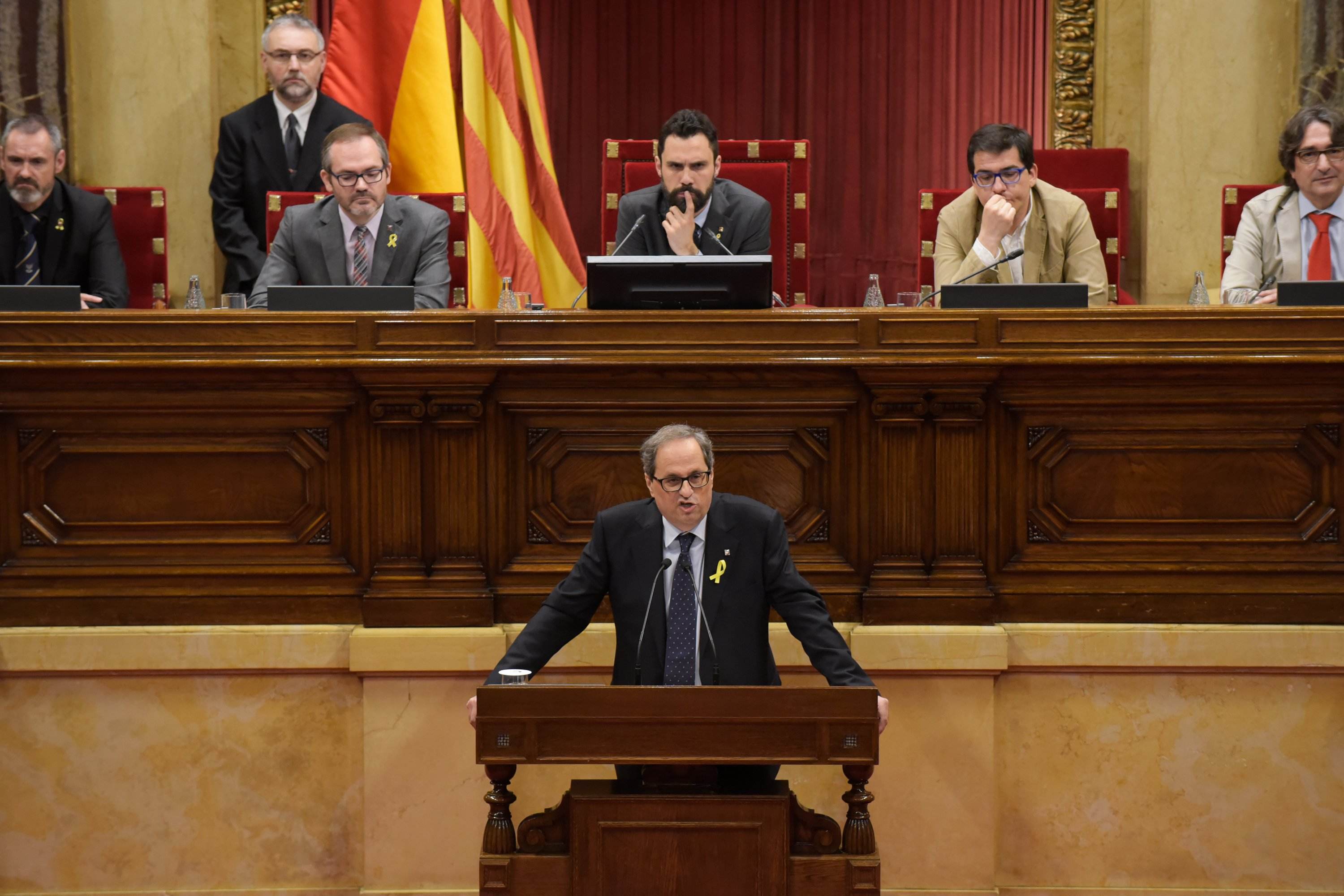 "Shall we talk, Mr Rajoy?" - 10 phrases from Catalan candidate Quim Torra's speech