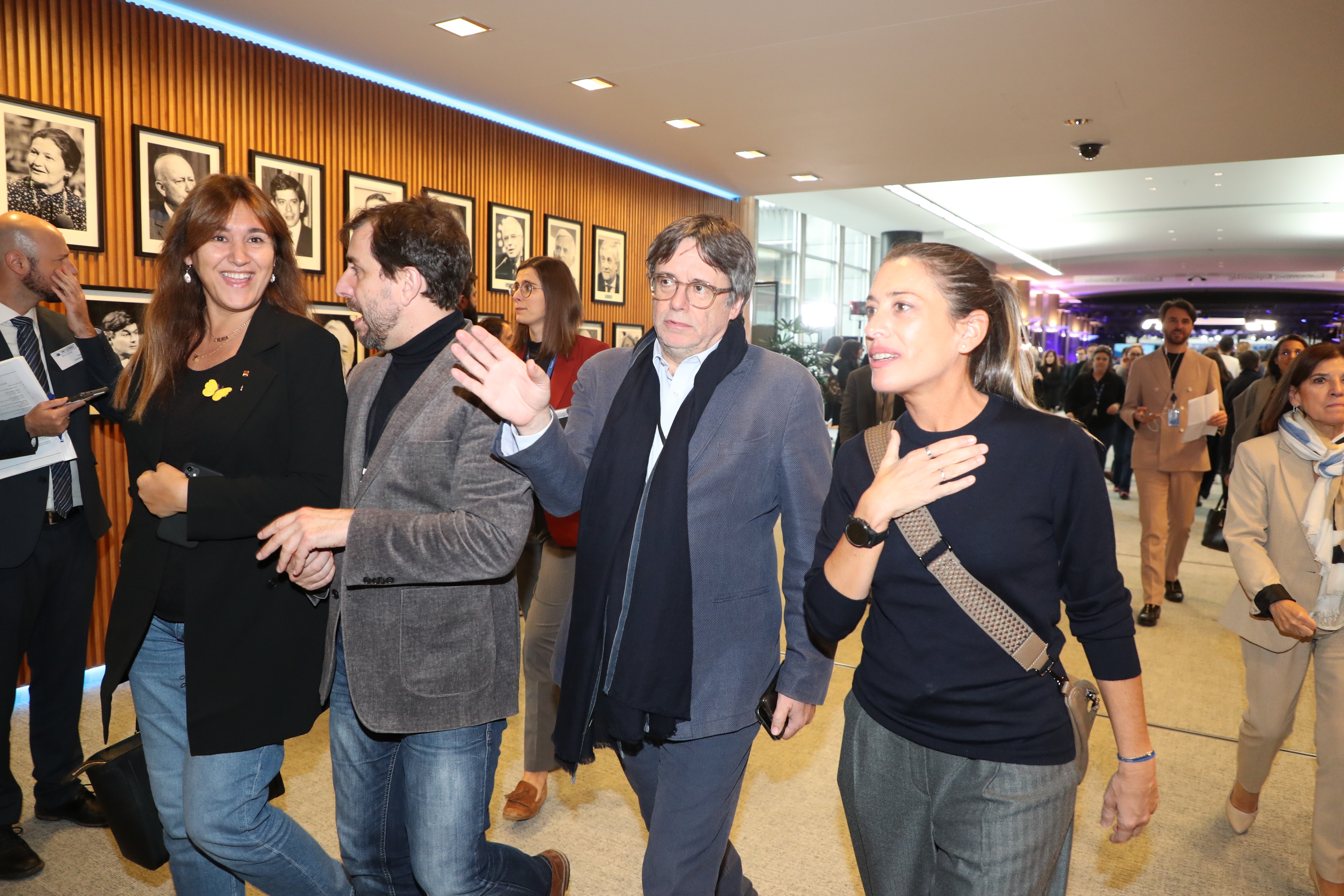 Puigdemont, indignat: surt en defensa de Nogueras després d'haver estat anomenada "dòberman"