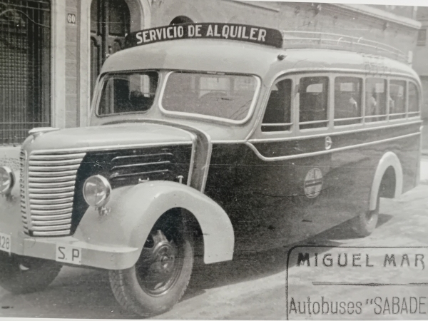 Autobús histórico de Sabadell, de la compañía Martí / Cedida