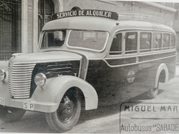 Autobús histórico de Sabadell, de la compañía Martí / Cedida Autobús histórico de Sabadell, de la compañía Martí / Cedida